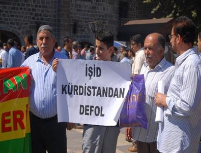 Diyarbakır’da İşid Protestosu