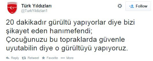 Türk Yıldızları'na gürültü şikayeti