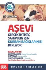 KURBAN BEDELİ - Büyükşehir Belediyesi Aşevi Kurban Bağışlarını Bekliyor