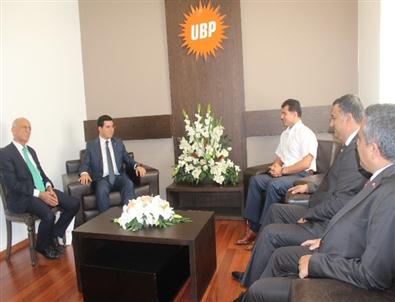 Özgürgün, Akdeniz Belediyeler Birliği Başkanı Tütüncü’yü Kabul Etti