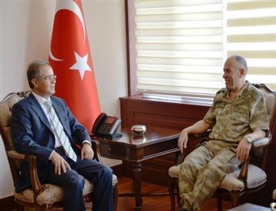 Tuğgeneral Aytekin Şahin’den Vali Tapsız’a Ziyaret