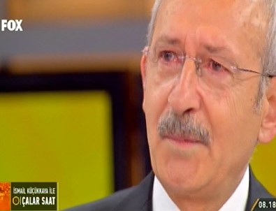 Kılıçdaroğlu canlı yayında gözyaşlarına boğuldu