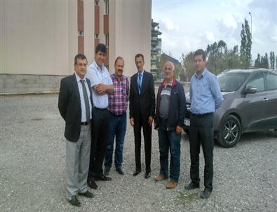 Ak Parti Erzurum İl Başkanı Yeşilyurt, Kaymakam Ali Ada'yı ve Belediye Başkanı Ünsal Sertoğlu'nu Ziyaret Etti