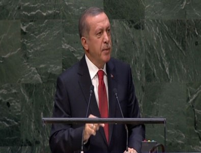 Erdoğan'dan BM'de tarihi konuşma