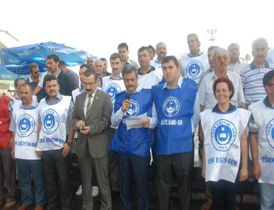 Tes, Osmaniye’de 1 Günlük İş Bırakma Eylemi Yaptı