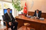 ORHAN DÜZGÜN - Yahyalı ve Sarız Kaymakamları Vali Düzgün'ü Ziyaret Etti