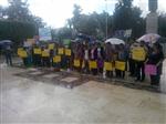 BRANŞ ÖĞRETMENİ - Atanamayan Öğretmenler Yağmur Altında Eylem Yaptı