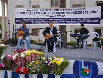 Kesme Çiçek Festivali Urla’ya Renk Kattı