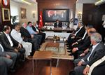 PORSELEN TABAK - Kıbrıslı Türk Belediye Başkanlarından Mustafa Ak’a Ziyaret