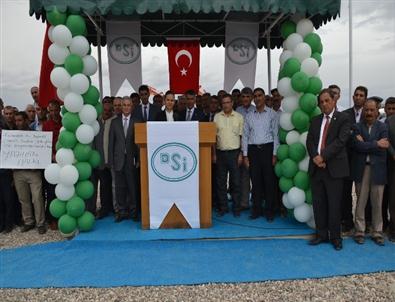 Recai Kutan Barajı'nın Sulama Kanalı Projesi'nin Temeli Atıldı