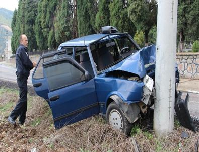 Çan’da Trafik Kazası; 2 Yaralı