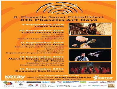 Phaselis Antik Tiyatro’da Sanat Şöleni