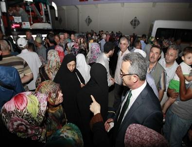 Gebzeli Hacıları Başkan Köşker Uğurladı