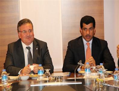 Katar Büyükelçisi El Şafi, Gaib’i Ziyaret Etti