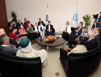 Pyd Eşbaşkanı Abdullah’tan Büyükşehir Belediyesi'ne Ziyaret