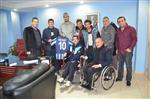 SAMET AYBABA - Demirspor'a Engellilere İlgisi