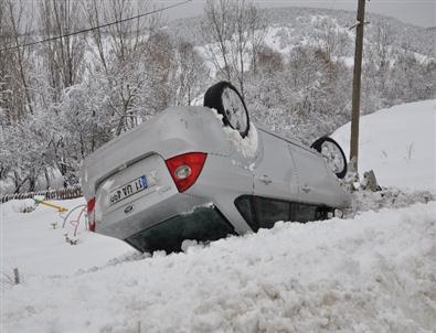 Bozüyük'te Trafik Kazası, 1 Yaralı