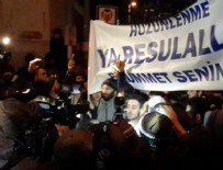 Cumhuriyet gazetesi önünde protesto eylemi