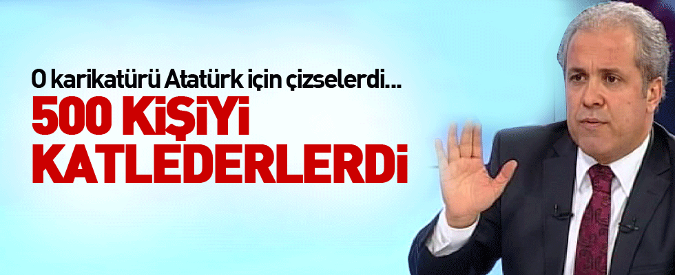 Şamil Tayyar: O karikatürü Atatürk için çizselerdi...