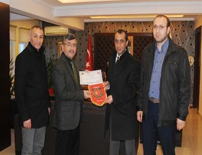 Gazilerden Belediye Başkanı Akdoğan’a Ziyaret