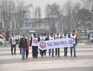 Sendikacılar Bordro Yaktı