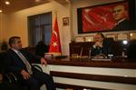 Mhp Yöneticilerinden Yakutiye Kaymakamı Ahmet Katırcı’ya Ziyaret