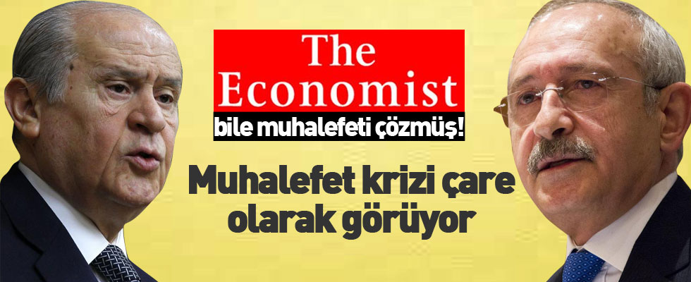 The Economist: Muhalefet krizi tek çare olarak görüyor