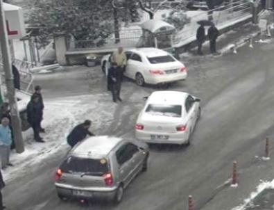 (özel Haber) Bursa’daki Kar Kazaları Kameralara Böyle Yansıdı