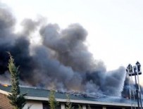 YANGıN YERI - 5 yıldızlı otelde yangın paniği