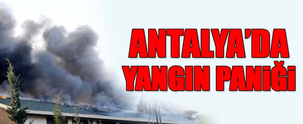 5 yıldızlı otelde yangın paniği