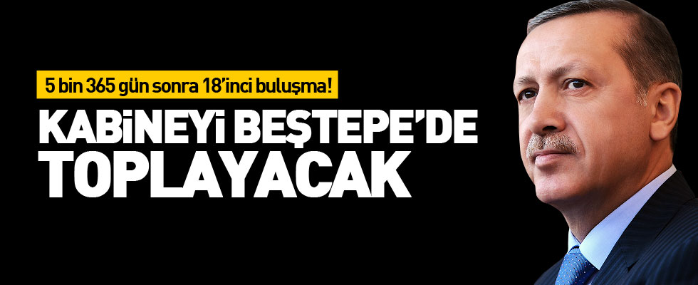 Cumhurbaşkanı Erdoğan yarın kabineyi topluyor