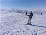 KAYAK SEZONU - Elazığ'da Kar, Kayakçıları Mutlu Etti