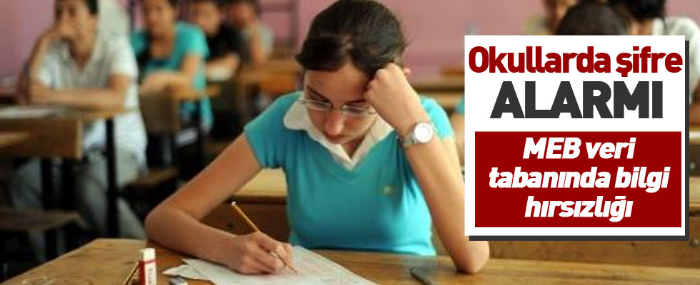 MEB veri tabanında bilgi hırsızlığı
