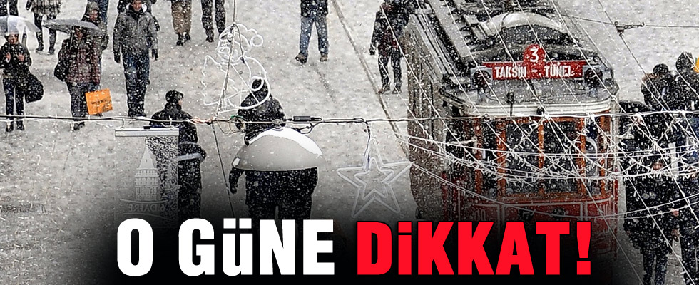 Asıl kış pazartesi geliyor