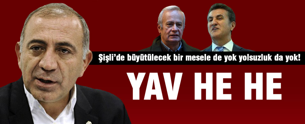 Gürsel Tekin: Şişli'de büyütülecek bir olay yok
