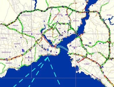 İstanbul'da yollar boş, trafik akıcı