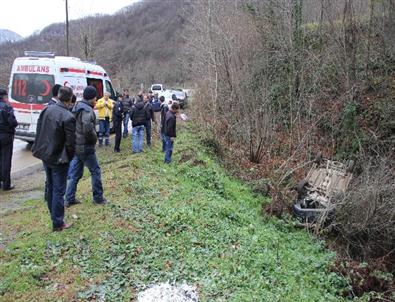 Kamyonet Şarampole Yuvarlandı Açıklaması