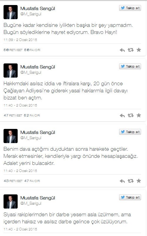 Sarıgül'den İnönü'ye jet cevap