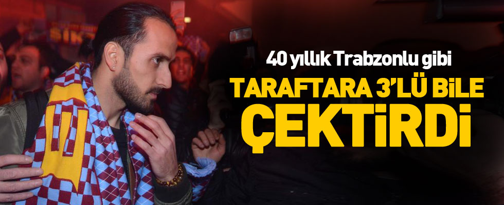 Erkan Zengin Trabzon'da coşkuyla karşılandı.