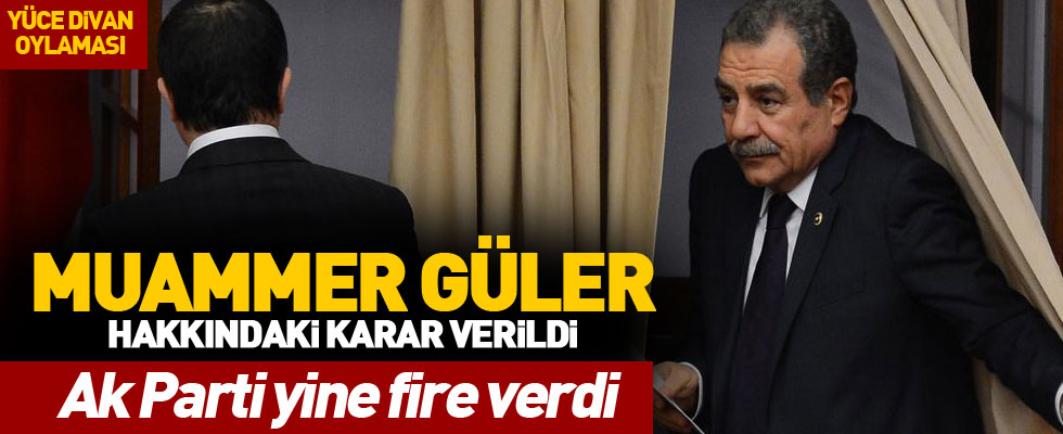 Yüce Divan oyunu bozuldu