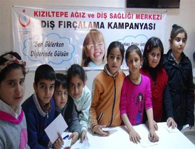 Kızıltepe’de Diş Fırçalama Kampanyası