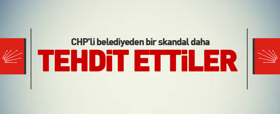 CHP'li belediyeden bir skandal daha