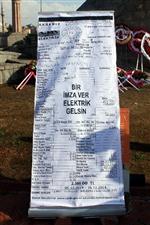 HALKEVLERI - Antalya'da Elektrik Faturaları Protestosu