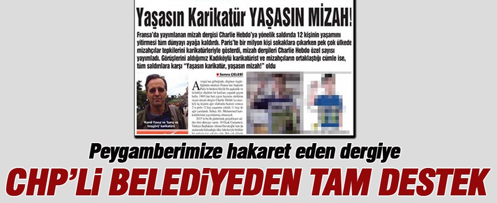 CHP'Li Kadıköy Belediyesi'nden büyük küstahlık