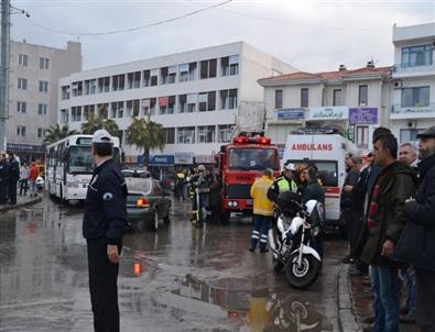 Eşi ve Çocuklarını Göremeyince Kendini Doğradı