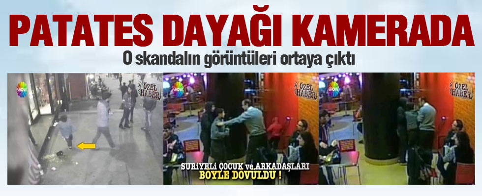 O skandalın görüntüleri ortaya çıktı