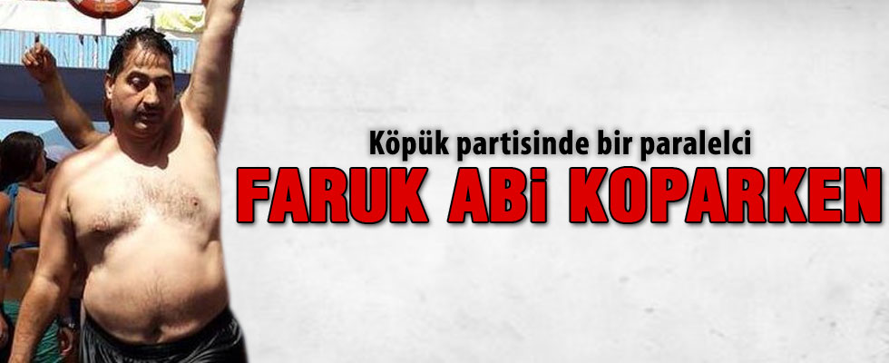 Faruk Arslan'ın köpük partisi fotoğrafları