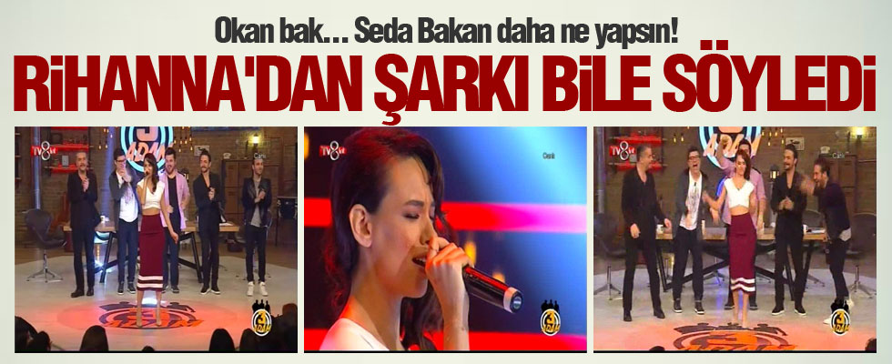 Seda Bakan şarkı söyledi... Twitter yıkıldı