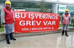 BIRLEŞIK METAL İŞ SENDIKASı - Yağmur Altında Grev