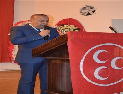 Mhp Anamur İlçe Başkanlığına Erdal Bulut Yeniden Seçildi